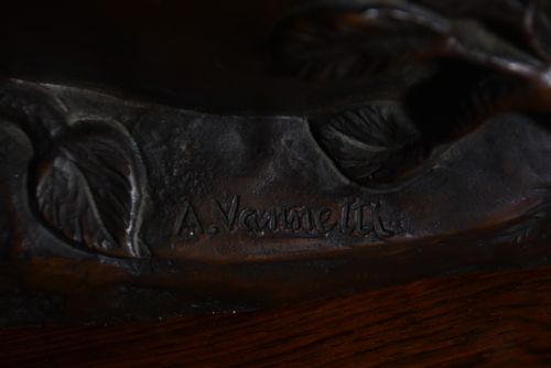 A VANNETTI BRONZE TIGER AND CUBS - ADDITIONAL PHOTO 15