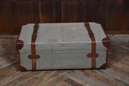 EDWARDIAN CANVAS TRAVEL TRUNK - ADDITIONAL PHOTO 6