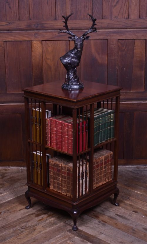 EDWARDIAN REVOLVING BOOKCASE - ADDITIONAL PHOTO 1