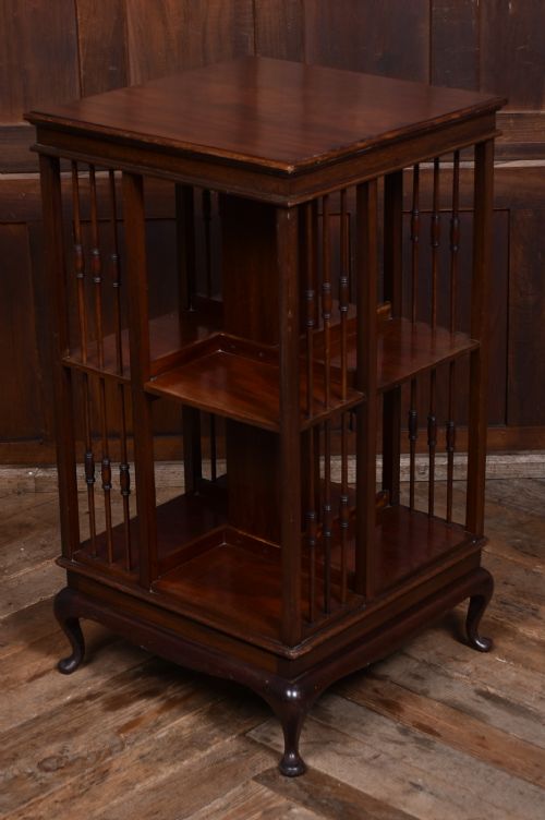 EDWARDIAN REVOLVING BOOKCASE - ADDITIONAL PHOTO 2