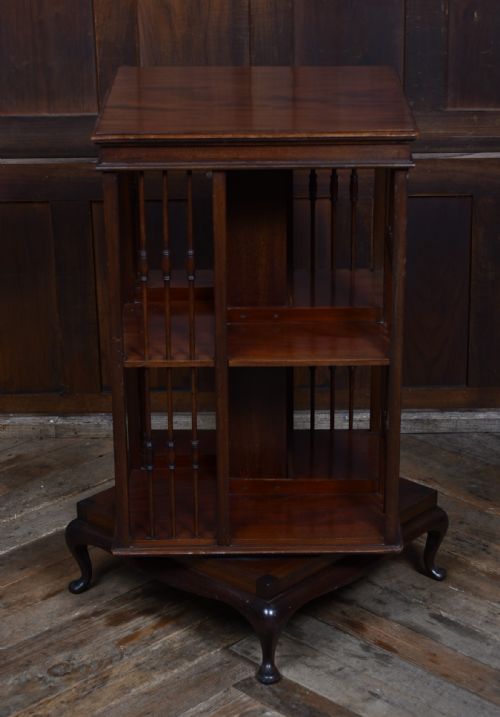 EDWARDIAN REVOLVING BOOKCASE - ADDITIONAL PHOTO 4