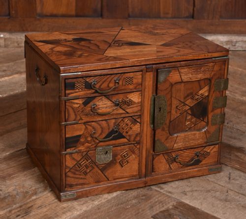 JAPANESE MEIJI PARQUETRY SCHOLARS' BOX - ADDITIONAL PHOTO 5