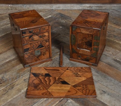 JAPANESE MEIJI PARQUETRY SCHOLARS' BOX - ADDITIONAL PHOTO 16