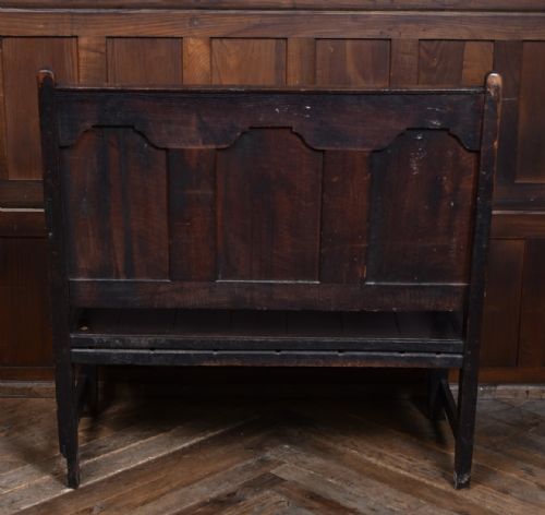 18TH CENTURY OAK HALL BENCH - ADDITIONAL PHOTO 7