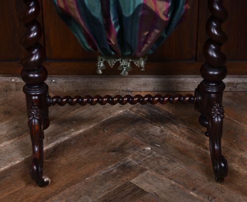VICTORIAN ROSEWOOD WORK TABLE - ADDITIONAL PHOTO 3