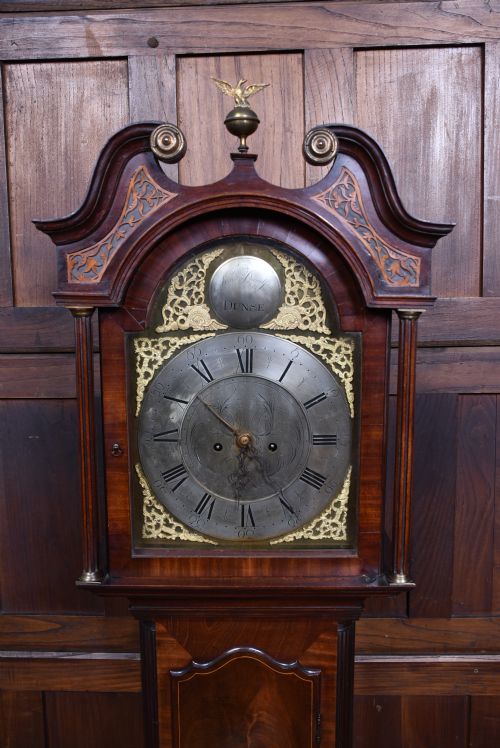 SCOTTISH MAHOGANY LONGCASE CLOCK BY NINIAN DAVIDSON OF DUNSE - ADDITIONAL PHOTO 2
