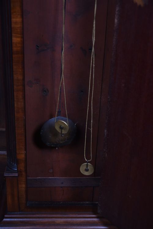SCOTTISH MAHOGANY LONGCASE CLOCK BY NINIAN DAVIDSON OF DUNSE - ADDITIONAL PHOTO 10