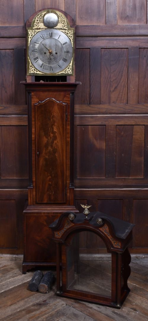 SCOTTISH MAHOGANY LONGCASE CLOCK BY NINIAN DAVIDSON OF DUNSE - ADDITIONAL PHOTO 14