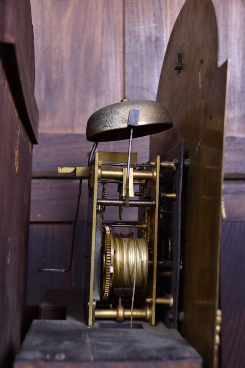 SCOTTISH MAHOGANY LONGCASE CLOCK BY NINIAN DAVIDSON OF DUNSE - ADDITIONAL PHOTO 17