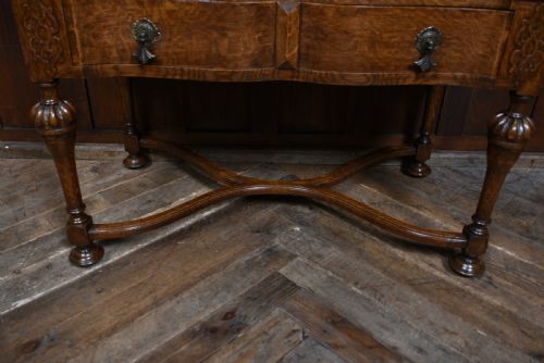 EDWARDIAN OAK BUREAU - ADDITIONAL PHOTO 5