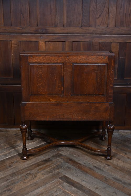 EDWARDIAN OAK BUREAU - ADDITIONAL PHOTO 12