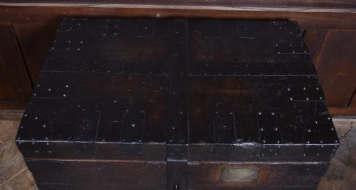 VICTORIAN IRON BOUND SILVER BOX - ADDITIONAL PHOTO 8