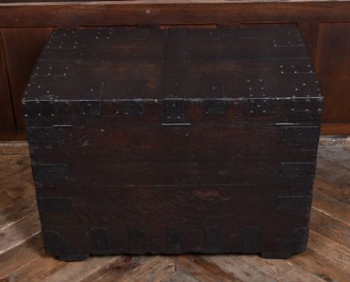 VICTORIAN IRON BOUND SILVER BOX - ADDITIONAL PHOTO 14