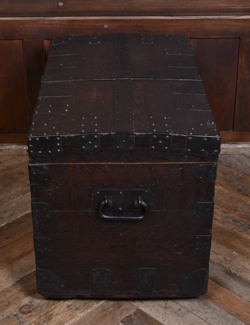 VICTORIAN IRON BOUND SILVER BOX - ADDITIONAL PHOTO 15