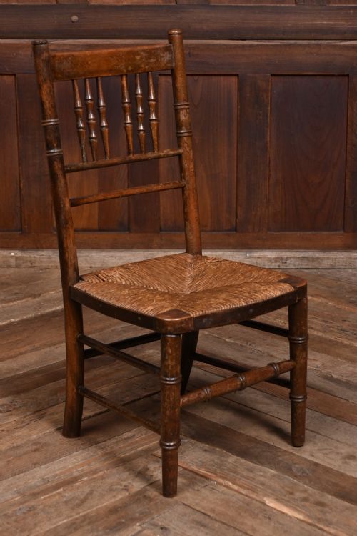 19th century beech childs chair - CATEGORY: ANTIQUE CHAIRS - DATED 19TH CENTURY