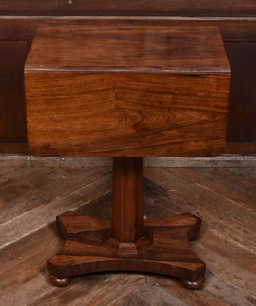 VICTORIAN ROSEWOOD DROP LEAF TABLE - ADDITIONAL PHOTO 4