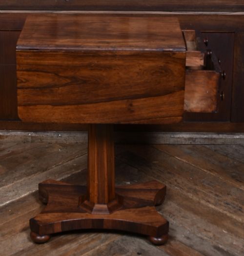 VICTORIAN ROSEWOOD DROP LEAF TABLE - ADDITIONAL PHOTO 8