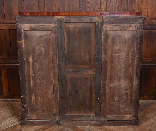VICTORIAN MAHOGANY WELLINGTON CHEST WITH SIDE CUPBOARDS - ADDITIONAL PHOTO 20