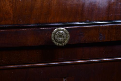 CONTINENTAL WALNUT SECRETARY BAROQUE ROLL TOP BUREAU - ADDITIONAL PHOTO 6
