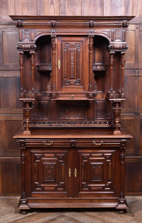 PAIR OF CONTINENTAL WALNUT CABINETS - ADDITIONAL PHOTO 2