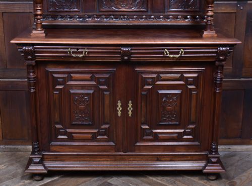 PAIR OF CONTINENTAL WALNUT CABINETS - ADDITIONAL PHOTO 8