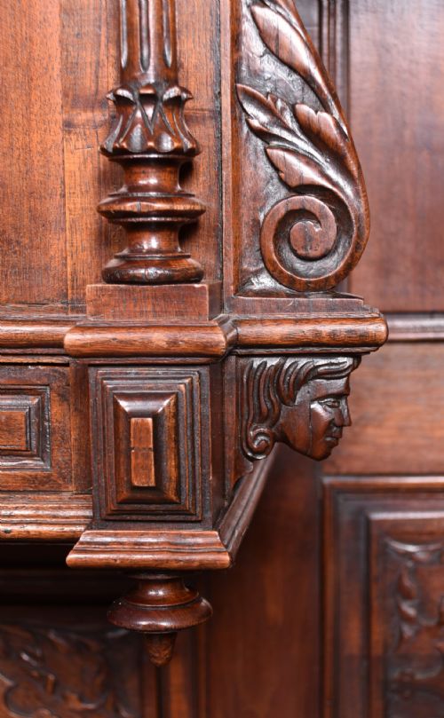 PAIR OF CONTINENTAL WALNUT CABINETS - ADDITIONAL PHOTO 9