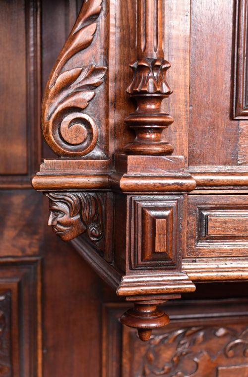 PAIR OF CONTINENTAL WALNUT CABINETS - ADDITIONAL PHOTO 10