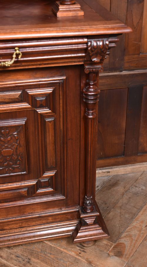 PAIR OF CONTINENTAL WALNUT CABINETS - ADDITIONAL PHOTO 12