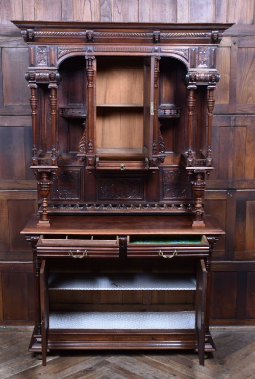 PAIR OF CONTINENTAL WALNUT CABINETS - ADDITIONAL PHOTO 19