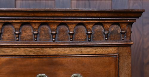 EDWARDIAN MAHOGANY CHEST ON CHEST - ADDITIONAL PHOTO 3