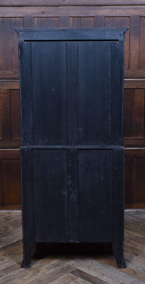 EDWARDIAN MAHOGANY CHEST ON CHEST - ADDITIONAL PHOTO 11