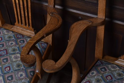PAIR OF WHEELER OF ARNCROACH ARM CHAIRS - ADDITIONAL PHOTO 6