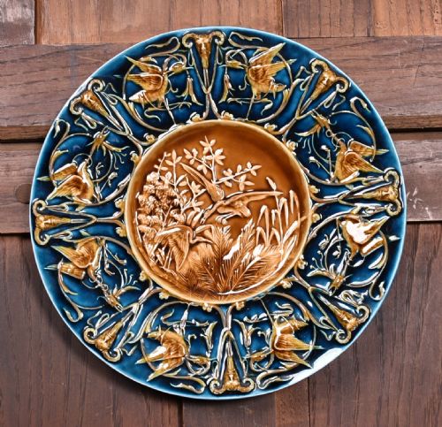 MAJOLICA PLATE BY SCHUTZ BLANSKO - ADDITIONAL PHOTO 1