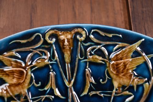 MAJOLICA PLATE BY SCHUTZ BLANSKO - ADDITIONAL PHOTO 2
