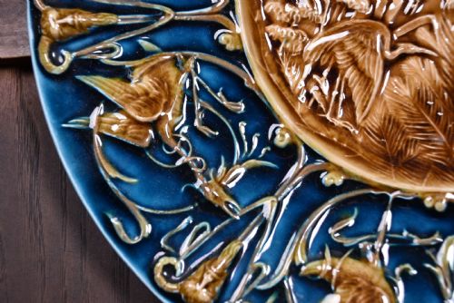 MAJOLICA PLATE BY SCHUTZ BLANSKO - ADDITIONAL PHOTO 4