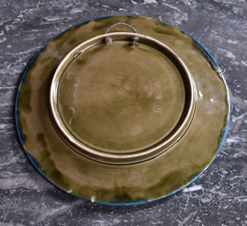 MAJOLICA PLATE BY SCHUTZ BLANSKO - ADDITIONAL PHOTO 5