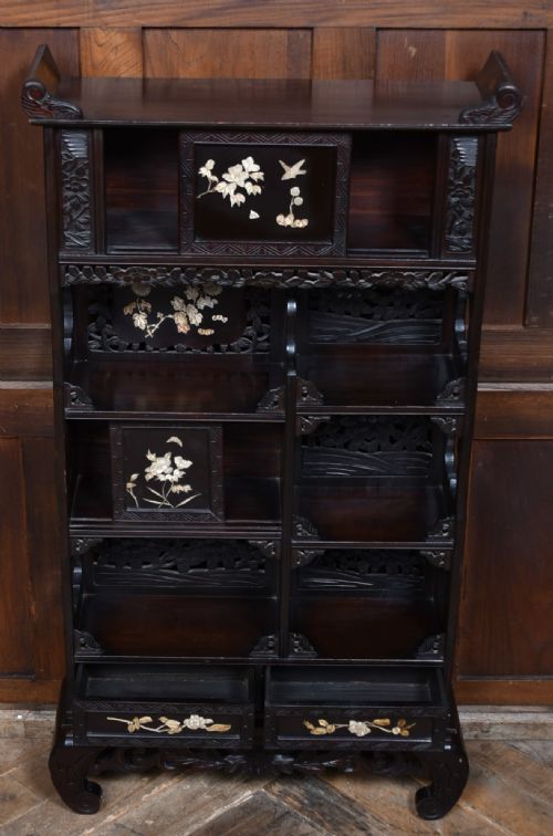 JAPANESE MEIJI PERIOD SHIBAYAMA SHADANA CABINET - ADDITIONAL PHOTO 5