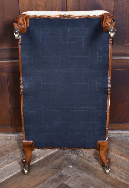 VICTORIAN WALNUT CENTRE STOOL - ADDITIONAL PHOTO 12