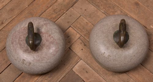 PAIR OF GRANIT CURLING STONES - ADDITIONAL PHOTO 3