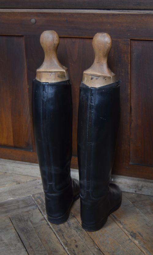 EDWARDIAN LADIES RIDING BOOTS ESTIMATED SIZE 5 - ADDITIONAL PHOTO 5