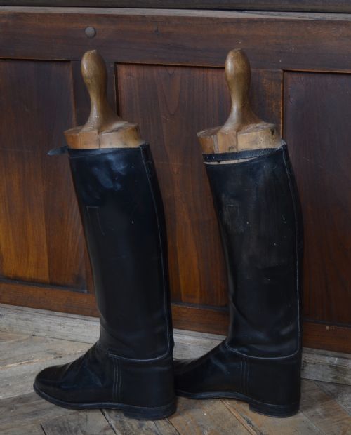 EDWARDIAN LADIES RIDING BOOTS ESTIMATED SIZE 5 - ADDITIONAL PHOTO 6