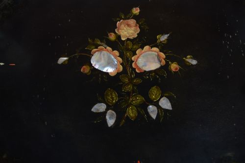 VICTORIAN PAPERMACHE TRAY - ADDITIONAL PHOTO 4
