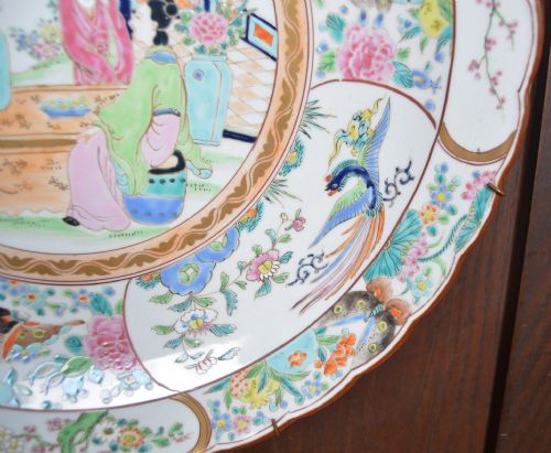 HAND PAINTED ORIENTAL CHARGER - ADDITIONAL PHOTO 2