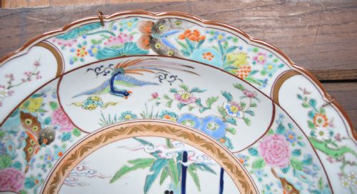 HAND PAINTED ORIENTAL CHARGER - ADDITIONAL PHOTO 3