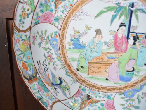 HAND PAINTED ORIENTAL CHARGER - ADDITIONAL PHOTO 4