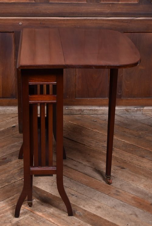 EDWARDIAN MAHOGANY SUTHERLAND TABLE - ADDITIONAL PHOTO 3