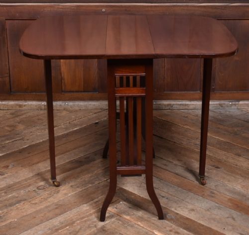 EDWARDIAN MAHOGANY SUTHERLAND TABLE - ADDITIONAL PHOTO 4