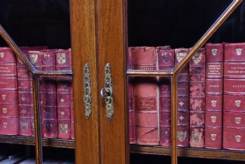 TODD BURNS CO MAHOGANY BOOKCASE - ADDITIONAL PHOTO 1
