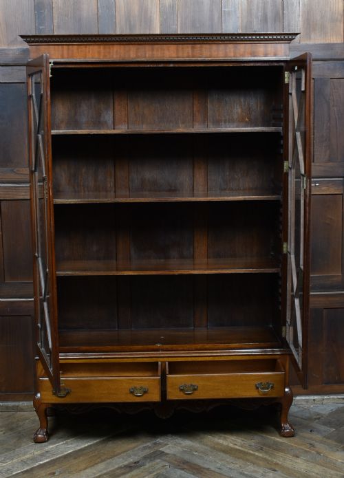 TODD BURNS CO MAHOGANY BOOKCASE - ADDITIONAL PHOTO 6