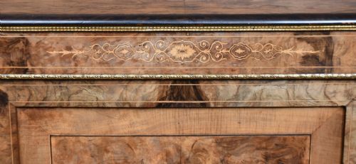 VICTORIAN WALNUT CREDENZA SIDEBOARD - ADDITIONAL PHOTO 5